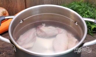 Суп из курицы с вермишелью - фото шаг 1