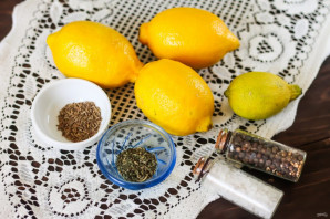 Соленые лимоны по-мароккански - фото шаг 1