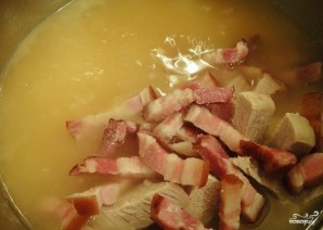Гороховый суп с беконом - фото шаг 6