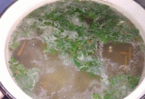 Легкий гречневый суп на бульоне из птицы - фото шаг 6