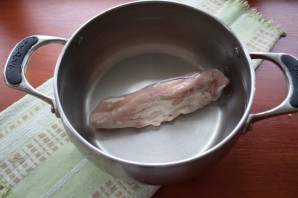 Суп затирка с мясом - фото шаг 1