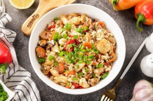 Жареный рис с морепродуктами - фото шаг 15