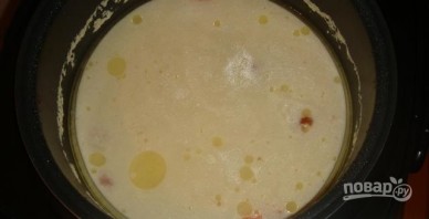 Сырный суп со свининой в мультиварке - фото шаг 5