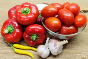 Перец ротонда в томатном соусе - фото шаг 1