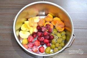 Компот из замороженных фруктов - фото шаг 5