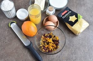 Апельсиновый кекс с полентой "Bravolli" - фото шаг 1