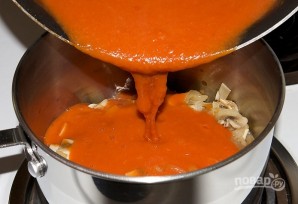 Томатный соус с грибами - фото шаг 7