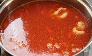 Томатный суп с курицей - фото шаг 4