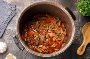 Азу по-татарски в мультиварке - фото шаг 7