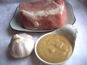 Мясо с горчицей в духовке - фото шаг 1