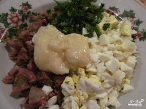 Салат мясной со свининой - фото шаг 1