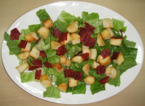 Клубный салат с креветками - фото шаг 4