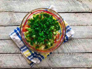 Салат с курицей и цветной капустой - фото шаг 6