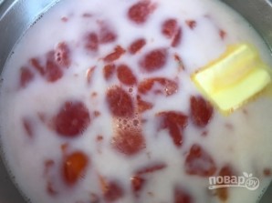 Молочный суп с томатами - фото шаг 3