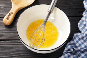 Блины с красной рыбой - фото шаг 3