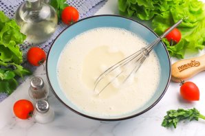 Блинчики с сыром и беконом - фото шаг 5