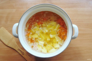 Гороховый суп с яблоками - фото шаг 5