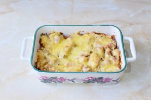 Мясо по-французски с курицей - фото шаг 9