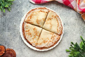 Блины с сыром - фото шаг 12