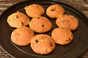 Печенье с орехами и изюмом - фото шаг 8