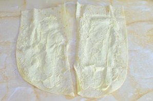 Лаваш с ветчиной и сыром - фото шаг 2