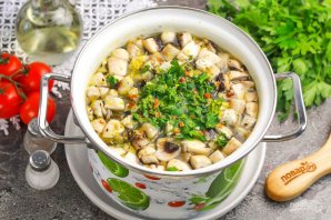 Куриный суп с шампиньонами - фото шаг 8
