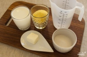 Молочная кукурузная каша - фото шаг 1