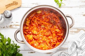 Салат с рисом на зиму - фото шаг 9