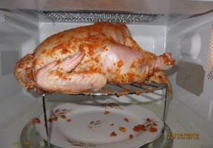 Курица гриль в микроволновке - фото шаг 5