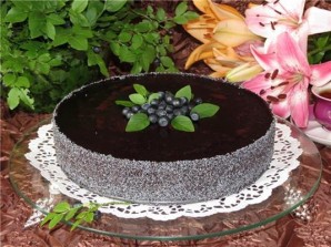 Чернично-маковый торт - фото шаг 4