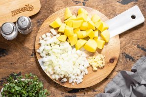 Постный борщ с грибами - фото шаг 4