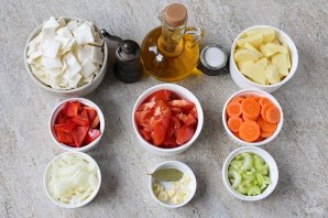 Овощи тушеные - фото шаг 1