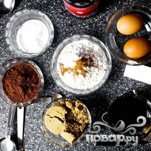 Шоколадный пирог с маскарпоне - фото шаг 1