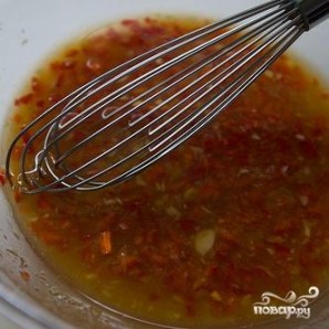 Вьетнамский салат с лапшой и креветками - фото шаг 2