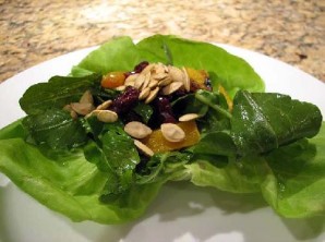 Салат из тыквы и клюквы - фото шаг 2
