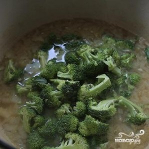 Суп из брокколи с крутонами - фото шаг 6