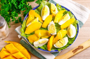 Салат с тунцом и манго - фото шаг 3