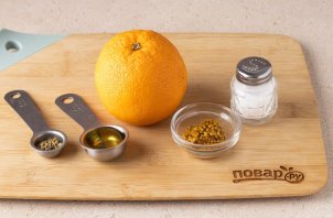 Апельсиновая салатная заправка с орегано - фото шаг 1