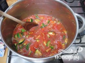 Суп с помидорами, кабачками и луком - фото шаг 5