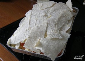 Слоеный пирог из лаваша - фото шаг 4