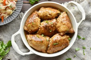 Куриные бедра в соусе - фото шаг 8