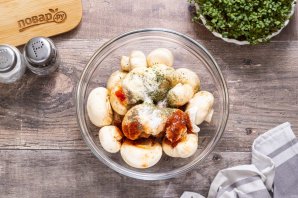 Грибы в аэрогриле - фото шаг 6