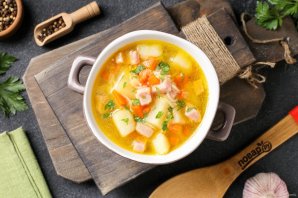 Суп с ветчиной и картошкой - фото шаг 9