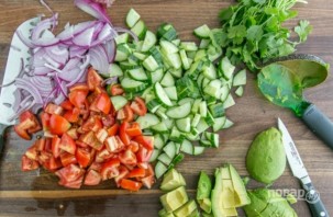 Легкий салат с авокадо - фото шаг 2
