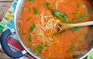 Суп овощной с вермишелью - фото шаг 8