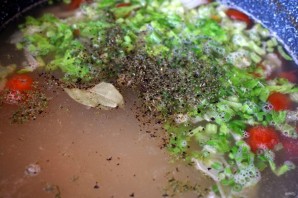 Суп из индейки с грибами и булгуром - фото шаг 5
