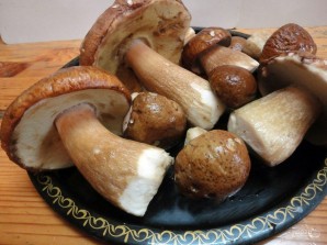 Жареные белые грибы - фото шаг 1