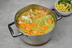 Куриный овощной суп - фото шаг 5