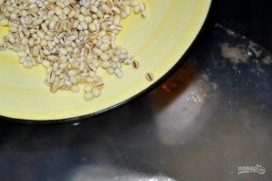 Суп из сушеных грибов с перловкой - фото шаг 5