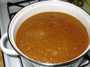 Томатный суп с грибами - фото шаг 4
